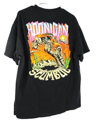 Camiseta Hoonigan Para Hombre Talla XL Negra Manga Corta Cuello Redondo Gráfico Escoria Foto 1 de 4