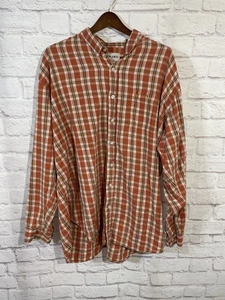 Cody James XXL orange kariertes Hemd mit Knopfleiste Herren gebraucht " - Bild 1 von 4