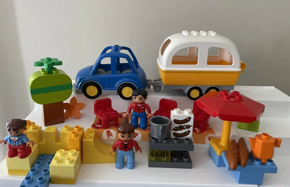 Lego Duplo Camping Adventure - Beach RV Camper Set Incomplete - image 1 of 4