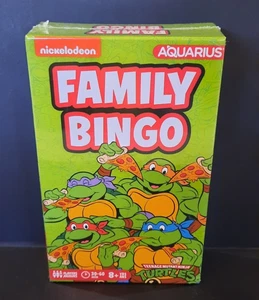 2023 TEENAGE MUTANT NINJA TURTLE FAMILY BINGO GAME SEALED - Picture 1 of 5
