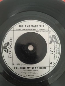 Jon & Vangelis - I'll find my way home/Back to school on Polydor label. Original - Picture 1 of 2