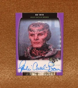 Babylon 5 1998 Season 5 A14 Julie Caitlin Brown Na'Toth Autograph Skybox - Picture 1 of 3