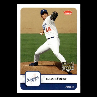 Takashi Saito Rookie #428 2006 Fleer Los Angeles Dodgers Baseball Card MLB NM - Image 1 of 3