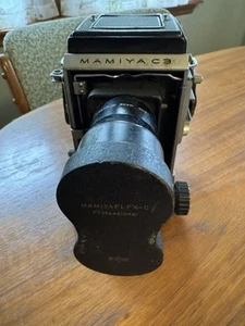Mamiya C3 Professional Film Camera Lenses Vintage Estate Find 80 Mm - Picture 1 of 10