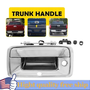 Exterior Tailgate Handle For 14-15 Chevy Silverado 1500 GMC Sierra 1500 Chrome H - Picture 1 of 10