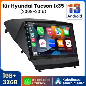RADIO 2 DIN PER HYUNDAI TUCSON 2 IX35 BLUETOOTH USB ANDROID 13 WI-FI GPS AUX 32G - Bild 1 von 12