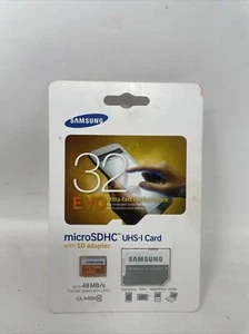 Samsung EVO 32GB MicroSDHC UHS-I Card Class 10 Phone TF Card Memory Video - Picture 1 of 2