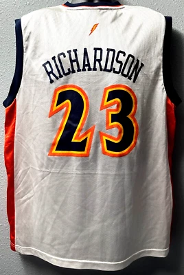 Camiseta Adidas Golden State Warriors #23 Jason Richardson para hombre talla: L blanca - usada Foto 1 de 4