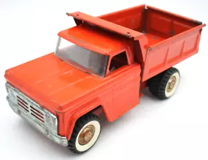 1960s STRUCTO USA Pressed Steel Orange Original Dualie Dump Truck Parts ++++++++ - Picture 1 of 9