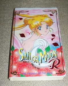Sailor Moon R Il Film La Promessa della Rosa VHS Clam Shell - Foto 1 di 2