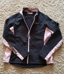 HABIT Softshelljacke ~ Realtree rosa Tarnung & schwarz ~ Damen Medium ~ Neu ohne Etikett - Bild 1 von 3