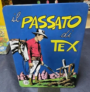 il passato di TEX Targa in Metallo Sergio Bonelli edizione 1999 da collezione - Picture 1 of 4