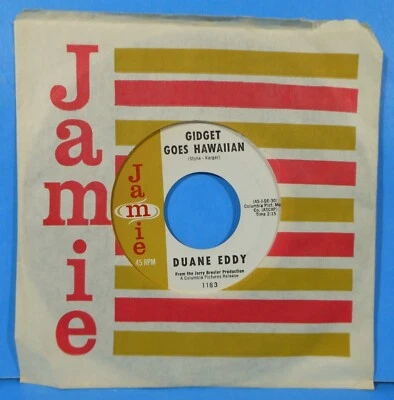 DUANE EDDY THEME FROM DIXIE ~ GIDGET... 7" 1961 GREAT CONDITION! VG++!/VG+!A - Image 1 of 3