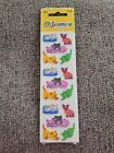Vintage*Very Rare* Sandylion Stickers Cats Kittens Cuddling Colorful Rainbow 🌈