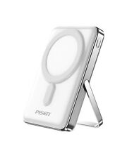 PISEN Mag-Safe Portable Power Bank - 10000mAh Wireless Foldable Charger, 30W ...