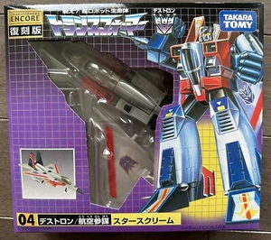 Authentic Takara Transformer G1 e-Hobby Encore 04 STARSCREAM Destron Reissue New - Picture 1 of 3
