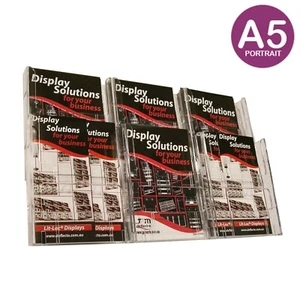 Brochure Holder Wall Display System A5 x6 - Picture 1 of 3