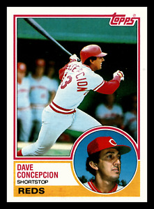 1983 Topps Dave Concepcion Cincinnati Reds  #720 Centered Mint