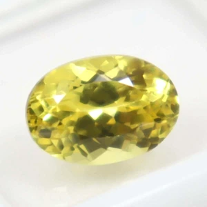 Natürlicher gelber Saphir makellos 4,20 ct A+ Schliff loser Edelstein GIE zertifiziert 819 - Bild 1 von 7