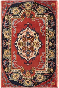 Alfombra persa anudada a mano Kashan 66x100 cm-fina, oriental, alfombra, alfombra - Imagen 1 de 11