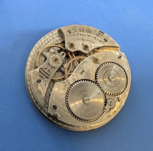RELOJ BOLSILLO WALTHAM GRADO 220 TALLA 12 VINTAGE MOVIMIENTO FUNCIONANDO - Imagen 1 de 2