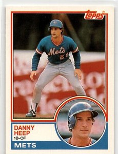 1983 Topps Traded #41T Danny Heep  New York Mets MLB Vintage Baseball Card