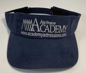 Air Force Academy Admissions Blue Cloth Visor Made In USA - Picture 1 of 5