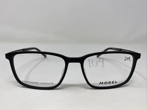 Morel France 30192L NG07 55-17-145 Black Plastic Full Rim Eyeglasses Frame NA26 - Picture 1 of 8