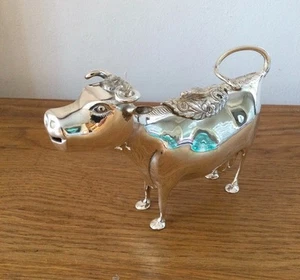 Silver Cow  Creamer - Picture 1 of 10