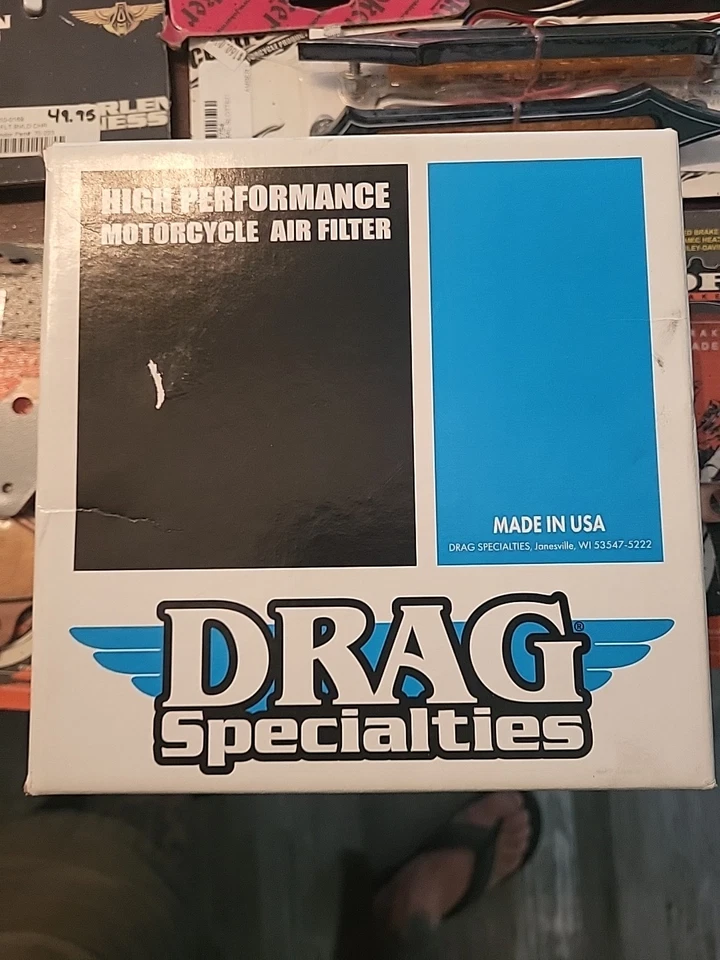 Filtro de aire Drag Specialties #1011-1203 - Harley-Davidson Street/Road Glide/king Foto 1 de 4