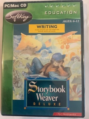 1996 MECC Storybook Weaver Deluxe Writing CD ROM ~ PC or MAC Ages 6 and up NEW - Image 1 of 2