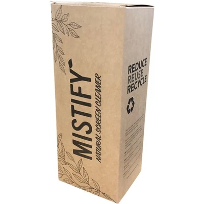 Mistify Natural Screen Cleaner Eco Friendly Non Toxic 500ml Spray with Cloths - Image 1 of 4