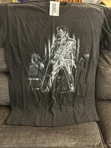 Elvis Presley Black Short Sleeve T-Shirt Adult XL - Picture 1 of 4