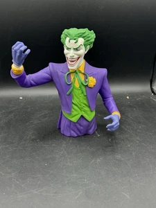 The Joker Bust Coin Bank Piggy Bank DC Comics Villain Kid Room Decor Collectible - Picture 1 of 5