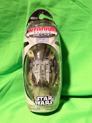 Hasbro Star Wars Titanium Series 2006 Luke Snowspeeder Die-Cast Metal Nuevo Foto 1 de 2