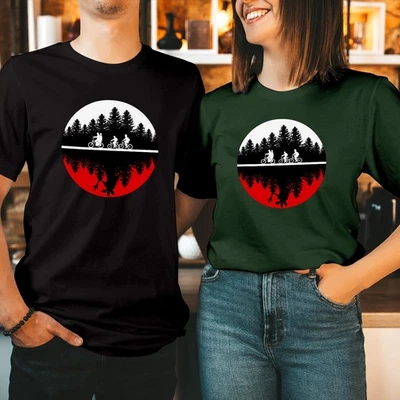 OWN BRAND Friends Don't Lie T-Shirt Stranger Upside Down Christmas Xmas Gift Shirt T-5068