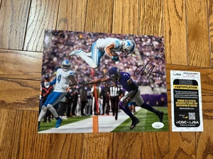 Amon-Ra St. Brown Signed 8x10 Glossy Photo- JSA- NFL Detroit Lions COA - Picture 1 of 1