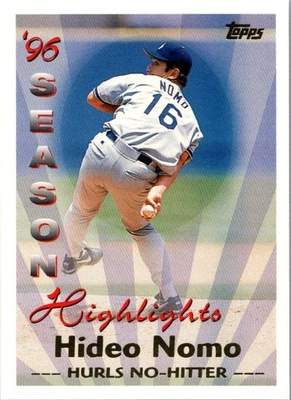 1997 年 Topps - 季节亮点 Hideo Nomo #464 — 第 1/2 张图片