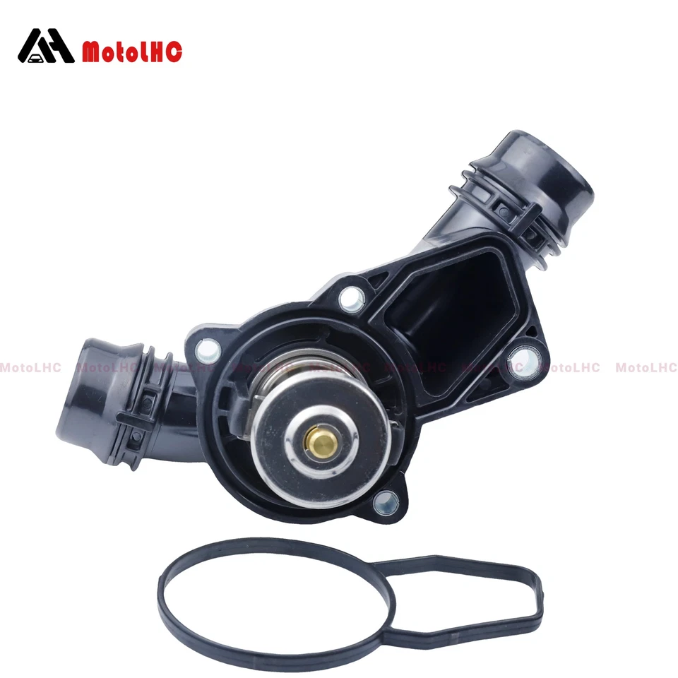 Engine Thermostat Assembly w/ Housing Sensor Gasket for BMW E46 E53 325i 330i X5 Foto 1 de 4