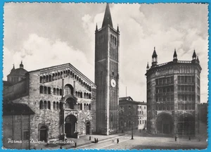 Parma Duomo e Battistero Anno 1952 FG cartolina vintage postcard MA2406 - Picture 1 of 2