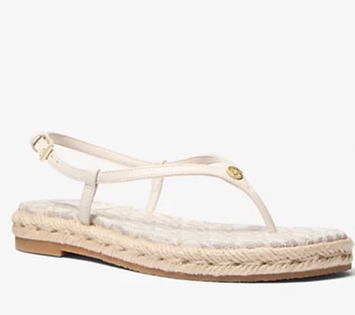 Sandalia Alpargata Michael Kors Samara Firma Vainilla Talla 10 Nueva En Caja Foto 1 de 4