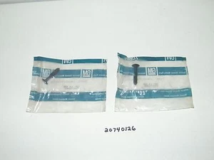 2 GM NOS Ft Door Arm Rest Pad Retainers Sapphire 87 1988 Delta LeSabre 20740126 - Picture 1 of 2