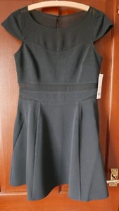 Hailey Logan by Adrianna Papell Skater Dress, Size Large, Black, BNWT - Picture 1 of 4