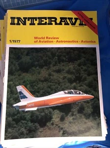 INTERAVIA - World Review of Aviation and Astronautics 1977 Complete 12 Issues - Picture 1 of 12