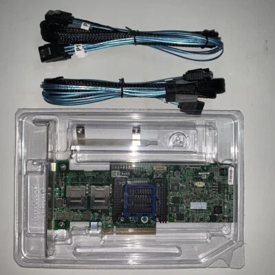 Adaptec Raid Controller ASR-6805T 8 Ports PCIE2 x8 512MB+2*8087 to 4 SATA - Image 1 of 3