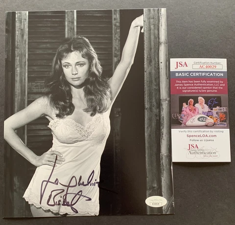 JACQUELINE BISSET Legendary ACTRESS Autographed SIGNED 8X10 Photo *JSA COA * Cover