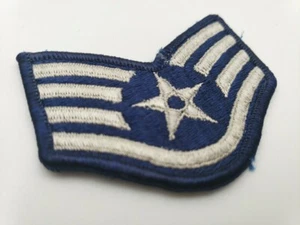 US Air Force Rank Insignia Staff Sergeant Patch. 3" NOS - Picture 1 of 5