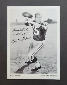 Foto calcio Bart Starr Green Bay Packers anni 60 Punt Pass & Kick - Foto 1 di 1