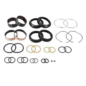 Front Fork Oil Seals Slider Bushing For Yamaha YZ 125 250 1996-2003 WR250F 01-03 - Picture 1 of 5