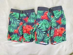 Old Navy Kids Swim Set 2 PCS Trunks Board Shorts Boys Size Youth S M - Picture 1 of 5
